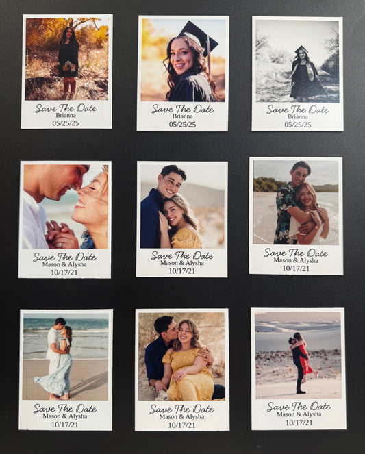 Save the Date Photo Magnets