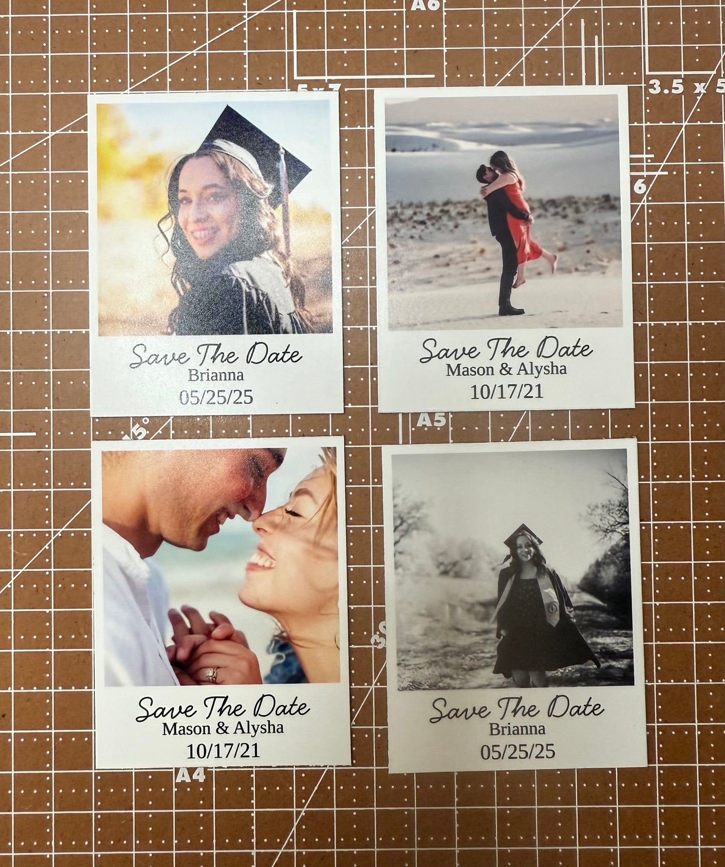 Save the Date Photo Magnets